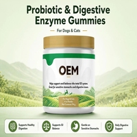 Probiotiques personnalisés pour chiens et chats, sous forme de friandises molles, avec oméga-3, pour le soutien immunitaire et la santé intestinale, vente en gros