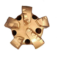 Forets PDC Ruitong en carbure de tungstène 123 mm 5 lames pour forage géologique de puits d'eau, procédé de forgeage, 1 pièce MOQ, pour forage souple-moyen
