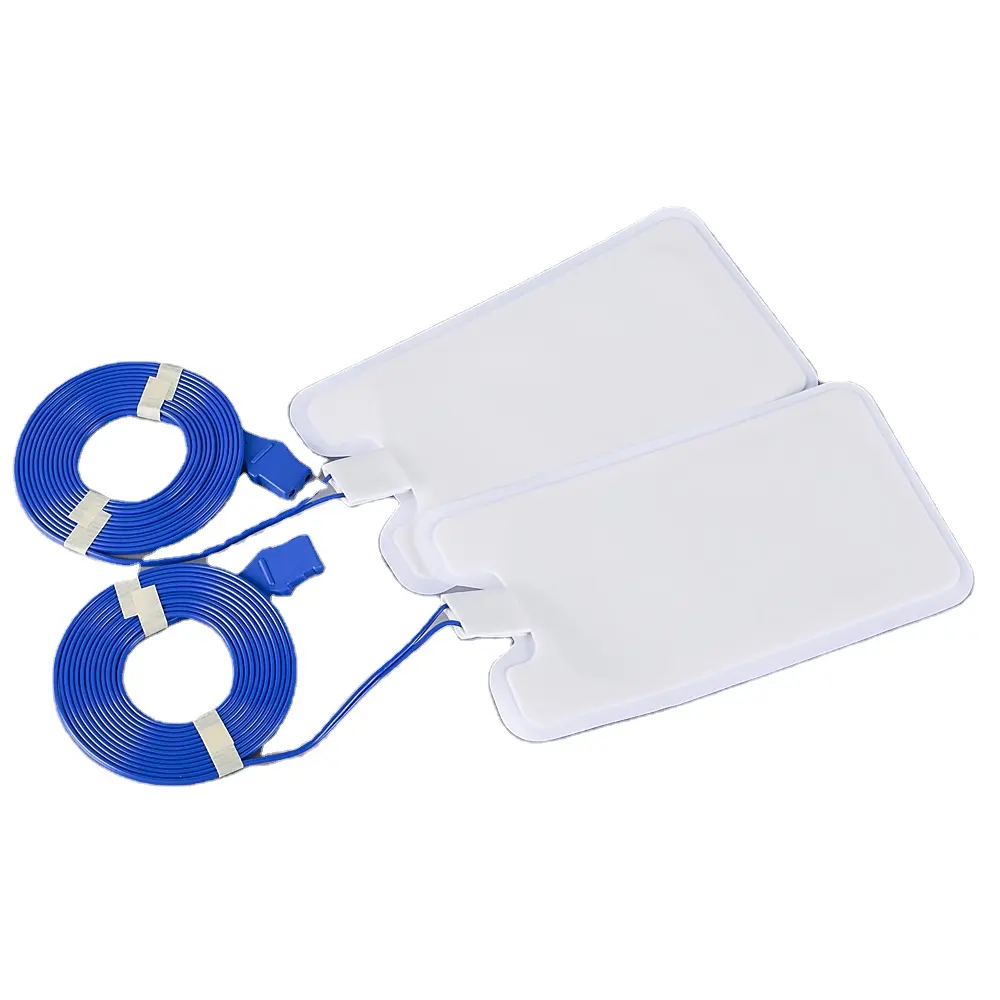 CATHAY Manufacturer OEM Custom Home Medical Device Electrosurgical Neutral Electrode Pad with Cable