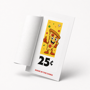 CMYK Printed Pizza Pull Tab Seal Cards Break Open <b>Tickets</b> with Serial Numbers for Restaurant Promotions Fundraisers and Events - Product Image 5