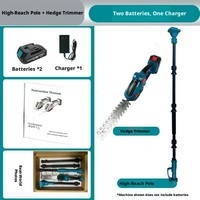 Sécateur télescopique sans fil, scie à branches hautes, ensemble d'outils de jardin pliables pour la taille des haies