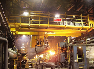 YAOUCRANE QD Double Girder 40Ton 100ton 150Ton Overhead <strong>Crane</strong> with <strong>Hook</strong>/Grab or Tongs for Steel Mill or Garbage Station - Product Image 3