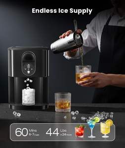 Comptoir de machine à glaçons électrique Nugget 44lbs/24H réservoir d'eau de distributeur de Machine à glace carrée à granulés à mâcher doux - Product Image 3