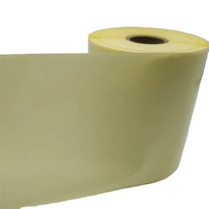 Papier de revêtement Kraft enduit d'huile de silicone simple face de rouleau Jumbo de doublure en verre jaune Papier de dégagement <span class=keywords><strong>PEK</strong></span> pour des applications d'autocollants - Product Image 4