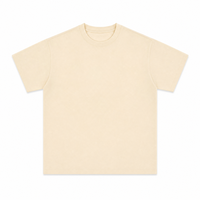 T-shirt unisexe décontracté en jersey 100% coton imprimé étoiles, 240g, haute qualité, anti-boulochage, coupe ample, livraison rapide