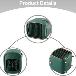 Portable 3-Speed Air Cooler with Water <b>Humidify</b> Feature Quiet Cooling Fan for Outdoor Camping RV Use Handheld Desk Battery - Product Image 2