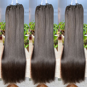 Mechones <span class=keywords><strong>de</strong></span> cabello camboyano crudo AngelBella, proveedor sin procesar, venta al por mayor, cabello humano vietnamita <span class=keywords><strong>virgen</strong></span> crudo, cutícula alineada, cabello - Product Image 1