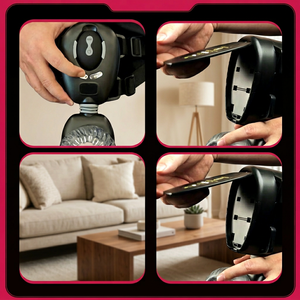 2025 New Style Erotic Wearable Belt-operated Masturbator Cup Channel <strong>Vibrator</strong> Thrusting Male <strong>Sex</strong> <strong>Toys</strong> Size L - Product Image 5