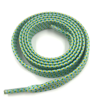 Bon prix Sweat à capuche plat tubulaire en polyester bon marché lacet corde en dentelle personnalisée embouts en plastique dentelle tressée mixte pour baskets