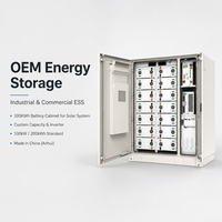 Système de Stockage d'Énergie par Batterie 100kW 200kWh LiFePO4 avec Armoire et Onduleur Bidirectionnel EMS pour Stockage Commercial Hybride sur Réseau