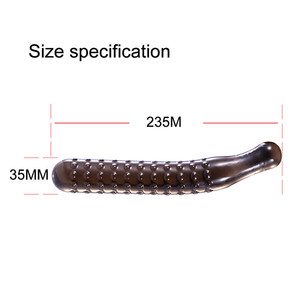 2 Styles Vegetable-Style Crystal Glass Dildos for Female <strong>Masturbation</strong> Includes Anal Plug and <strong>Cucumber</strong> - Product Image 6