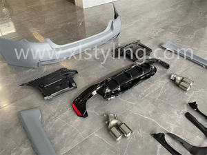 XLstyling Car Conversion upgrade facelift pare-chocs avant G30 LCI M-Tech M5 kit carrosserie ancien à nouveau pour <span class=keywords><strong>BMW</strong></span> G30 18-20 Bodykit - Product Image 4