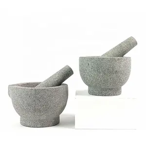New Products 2024 Herb Spice Tools Type Granite Mortar And Pestle