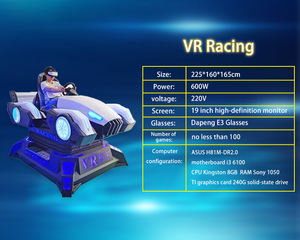 Simulador <span class=keywords><strong>de</strong></span> <span class=keywords><strong>Carreras</strong></span> VR 4D con Asiento Ajustable, Estructura Metálica, Uso en Interiores, Certificado CE - Product Image 3