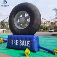 Ballons en forme de pneus publicitaires, ballons gonflables en forme de pneus pour les expositions et les promotions