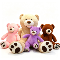 Peluche géante promotionnelle en gros, grande coque de peluche semi-finie non rembourrée pour cadeaux et jouets
