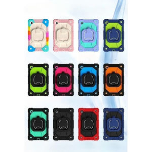 Funda Protectora de Silicona de Goma Resistente a Golpes con Soporte para <span class=keywords><strong>Samsung</strong></span> <span class=keywords><strong>Galaxy</strong></span> <span class=keywords><strong>Tab</strong></span> <span class=keywords><strong>A7</strong></span> Lite A9 8.7 A8 10.5 S9FE S10FE S9 11 pulgadas - Product Image 1