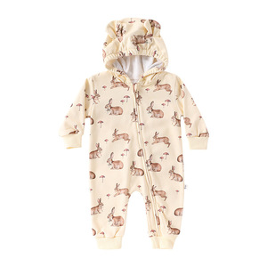 Autunno/inverno tuta <span class=keywords><strong>con</strong></span> cerniera neonato <span class=keywords><strong>con</strong></span> cappuccio felpa a maglia carina <span class=keywords><strong>con</strong></span> motivo animale per ragazzi e ragazze stile europa - Product Image 2