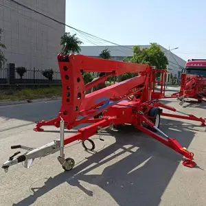 Cherry Picker Aerial Working Platform Truck Mounted Towable Boom Lifts With Factory Price