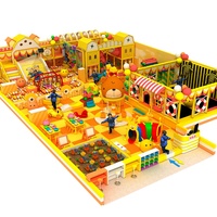 Niedliches Baby-Süßigkeiten-Thema Kinder-Vergnügungspark Hüpfburg SoftPlay Kommerzieller Indoor-Spielplatz Ausrüstung Bällebad 3-15 Jahre