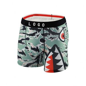 Calzoncillos Deportivos de Talle Medio para Hombre, Talla Grande, Transpirables, con Logotipo Impreso Digital, Camuflaje, Tejido de Punto, Cómodos - Product Image 4