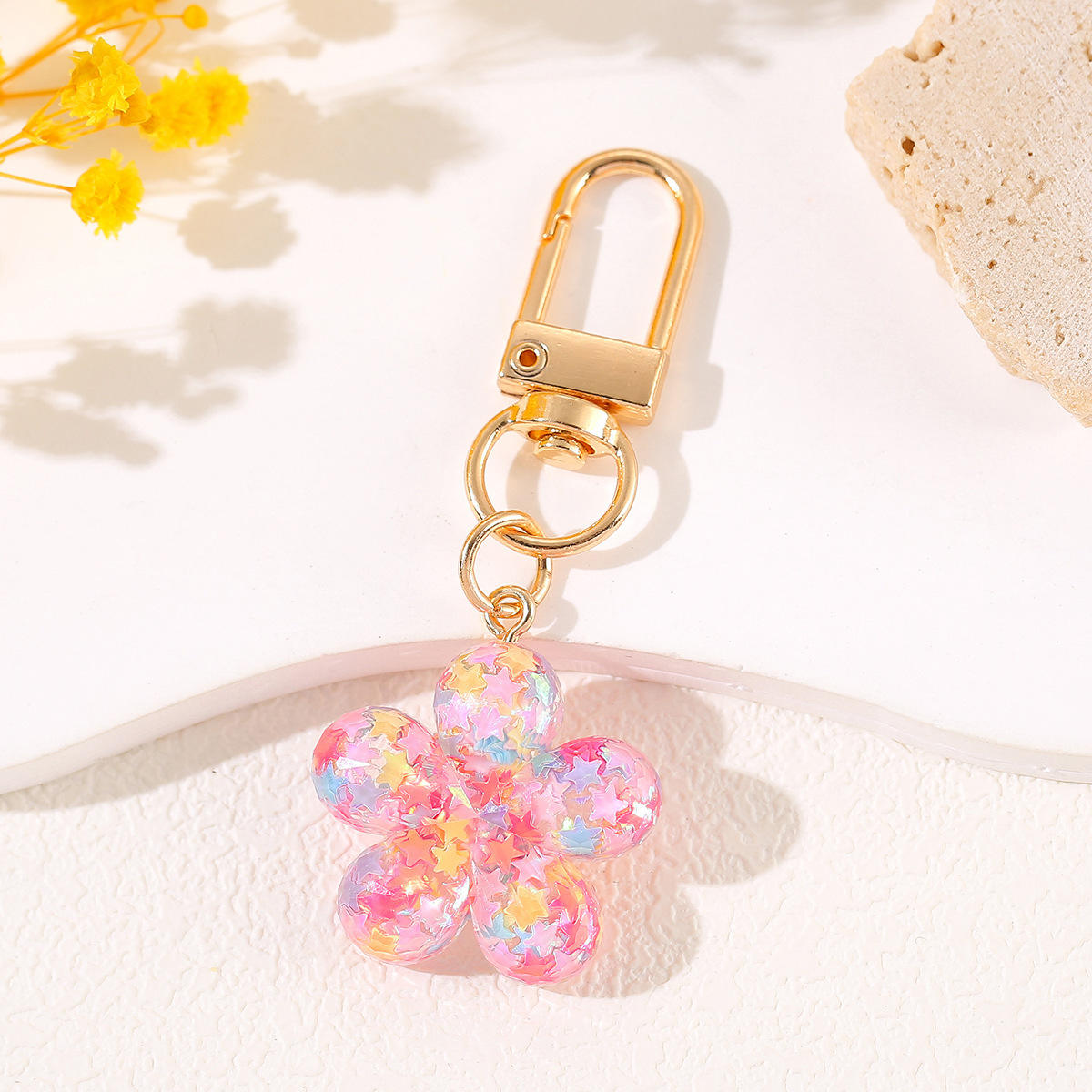 Fleur de mélange de couleurs