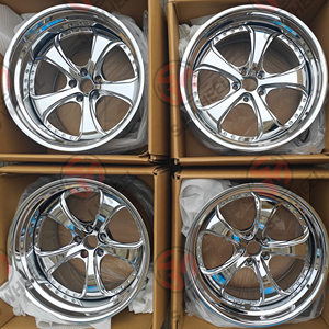 Jantes forgées SJ VSKF 2/3 pièces 17 18 19 20 pouces chromées polies Super Lip Deep Dish 5x114.3 5x120 compatibles 350Z G35 Supra RX7 - Product Image 2