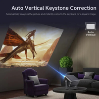 L018 2026 Nuevo Producto en Venta, Proyector 4K Portátil de 850 Lúmenes, 120 Pulgadas, Android 11, Smart, BT5.0, Autoenfoque, para Cine en Casa