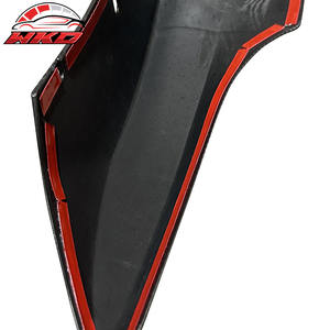 Diffuseurs d'angle de pare-chocs avant pour Tesla Model 3 2017-2023, impression carbone mat, kit carrosserie de haute qualité - Product Image 6