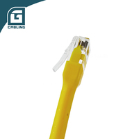 Câble RJ45 UTP Cat6 Gcabling 1m 2m LSZH 4 paires de fils en cuivre, cordons de raccordement Cat6 pliables de 30 cm, câbles bleus courts RJ45 Cat6 100 pieds