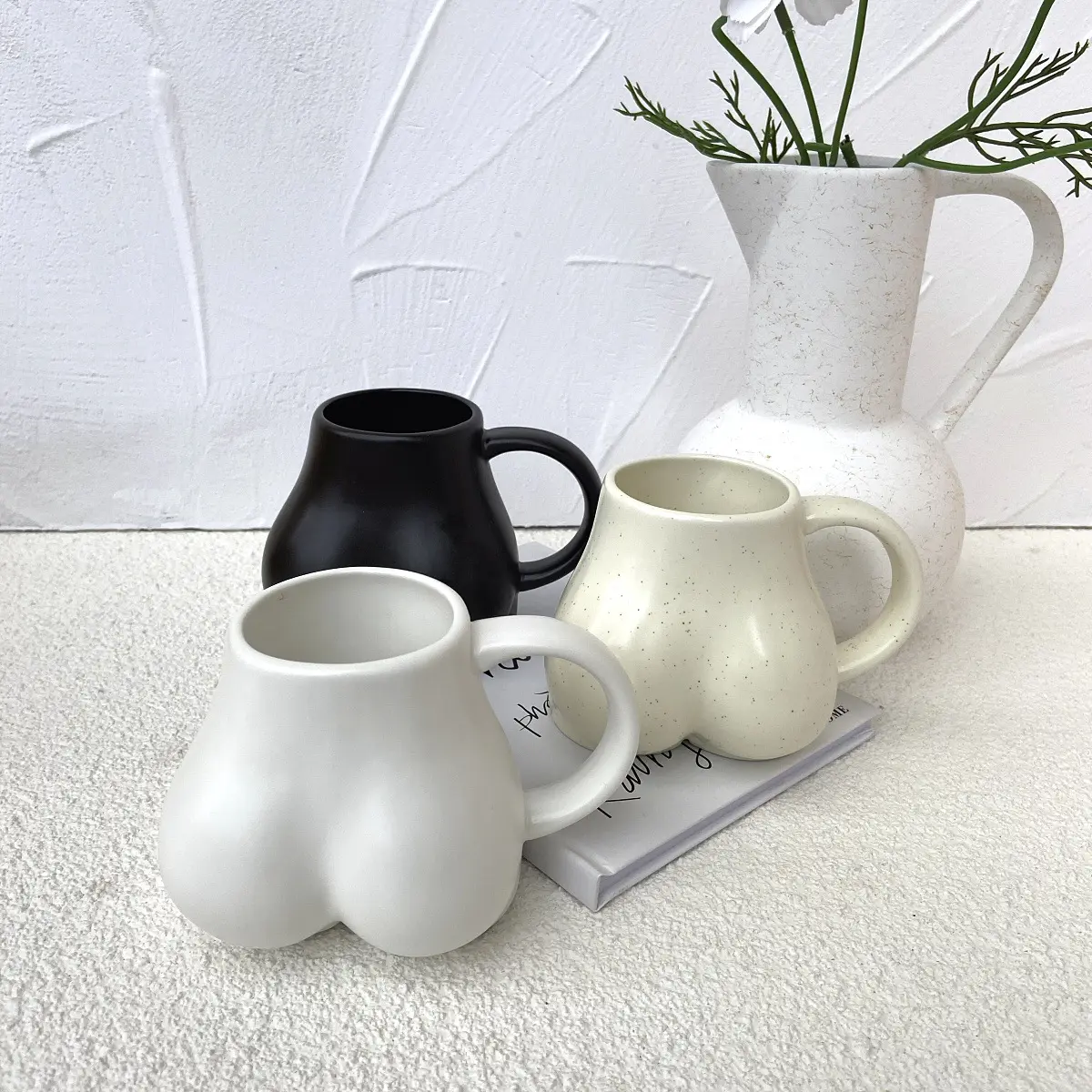 الإبداعي للاهتمام بسيط و جميل سطح المكتب الديكور السيراميك بعقب كوب لشرب القهوة