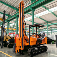 Foreuse sur chenilles pour pieutage solaire, produit phare de Tezhong Machinery, best-seller mondial, pour un pieutage et un forage efficaces