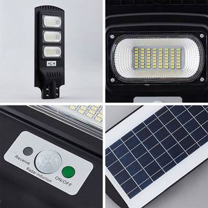 J. SFL17 — lampe solaire à haute sortie, éclairage de rue intelligent, étanche, avec télécommande, tout en un - Product Image 2