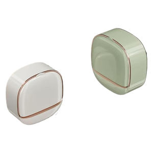 Glossy Rectangle Plastic Wall-Mounted Large Capacity Soap Box Drainage <b>Sponge</b> Drying <b>Holder</b> Organizer Europe Design - Product Image 2