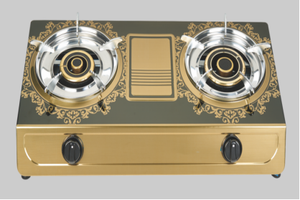 Estufa de <span class=keywords><strong>gas</strong></span> de mesa de doble quemador, panel de acero inoxidable, <span class=keywords><strong>cocina</strong></span> doméstica al aire libre para acampar, gran oferta de China - Product Image 4