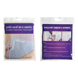 8 pièces Triangle découpé Silicone maison <span class=keywords><strong>Techpro</strong></span> anti-dérapant tapis tapis coin Pad pince - Product Image 6