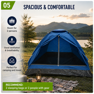 <span class=keywords><strong>Tente</strong></span> de camping d'été pour <span class=keywords><strong>2</strong></span> personnes, 1000 mm, imperméable, légère, facile à installer, pour la randonnée en plein air, la plage - Product Image 6