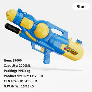 Bomba de mano de plástico de gran capacidad, pistola de agua, playa de verano, tamaño grande, juego de pistola de agua de alta presión de mano para niños/adultos - Product Image 6