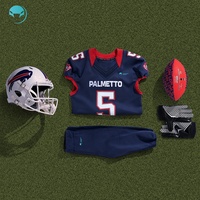 Uniforme de football américain athlétique professionnel personnalisé nouveau modèle avec maillot de sublimation imprimé logo porter