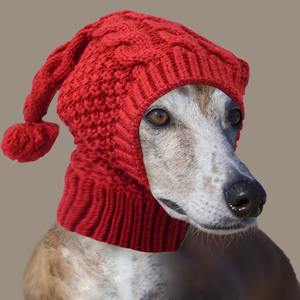 Cão bonito chapéu Pet aquecimento fio chapéu projetado para Whippets e galgos italianos vestuário acessório - Product Image 2