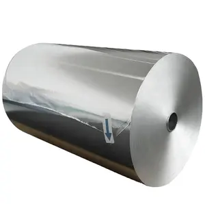 Papel de aluminio de papel de aluminio productor 8011 grado alimenticio papel de hojalata resistente papel de aluminio rollo de papel de hojalata para cocina Fo