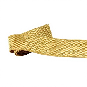 Cordón Trenzado Dorado Hecho a Mano Personalizado, Hilo de Alambre de Oro para Uniformes Ceremoniales, Adorno Decorativo Trenzado en Color y Ancho Personalizados - Product Image 3