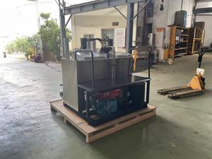 Calentador de pintura termoplástica hidráulico Hua Qun con motor de gasolina y caldera de gas licuado para marcado vial - Product Image 2