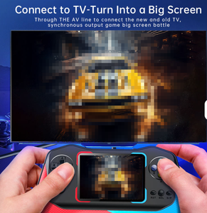 Consola de Juegos Portátil S Q12, Pantalla IPS de 3.0 Pulgadas, Más de 500 Juegos Clásicos, 1200 mAh, Expansión TF, Salida de TV, Diseño Retro para Dos Jugadores - Product Image 5