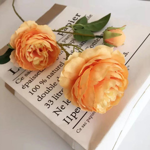 Silk Cloth Single <b>Artificial</b> <b>Peonies</b> Used for Home Wedding Living Room Decoration and Mother's Day - Product Image 2