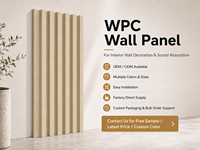 Panneau mural en bois massif durable pour la décoration intérieure et extérieure de salon moderne, revêtement imperméable