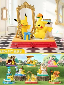 100% Originale Ufficiale Funism <span class=keywords><strong>Pokémon</strong></span> <span class=keywords><strong>Pikachu</strong></span> e i Suoi Amici Serie PVC Action Figure Blind Box Statuetta Giocattolo Pika - Product Image 6