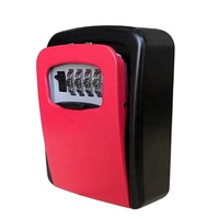 Boîte de rangement murale pour clés de voiture en plastique avec serrure à combinaison de sécurité