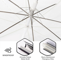 Parapluie pliant triple dôme transparent clair parapluie ours transparent parapluie transparent corée