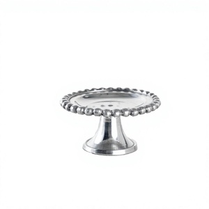 Luckygoods ZK230152 Soporte para Pastel de Hierro y Vidrio con Diseño Superior, Asa de Cristal, Vajilla Ecológica para el Hogar, Ideal para Pasteles de Aniversario - Product Image 2